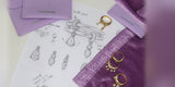 Oomiay design sketches with finished rings