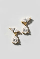 Gold Gemma Earrings