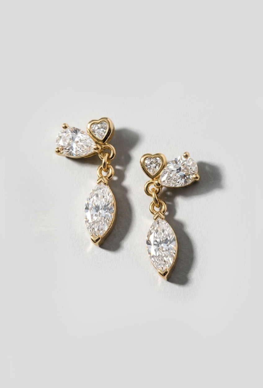 Gold Play Date Earrings
