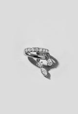 Silver Dangle Ear Cuff