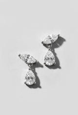 Silver Gemma Earrings
