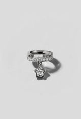Silver Star Ear Cuff