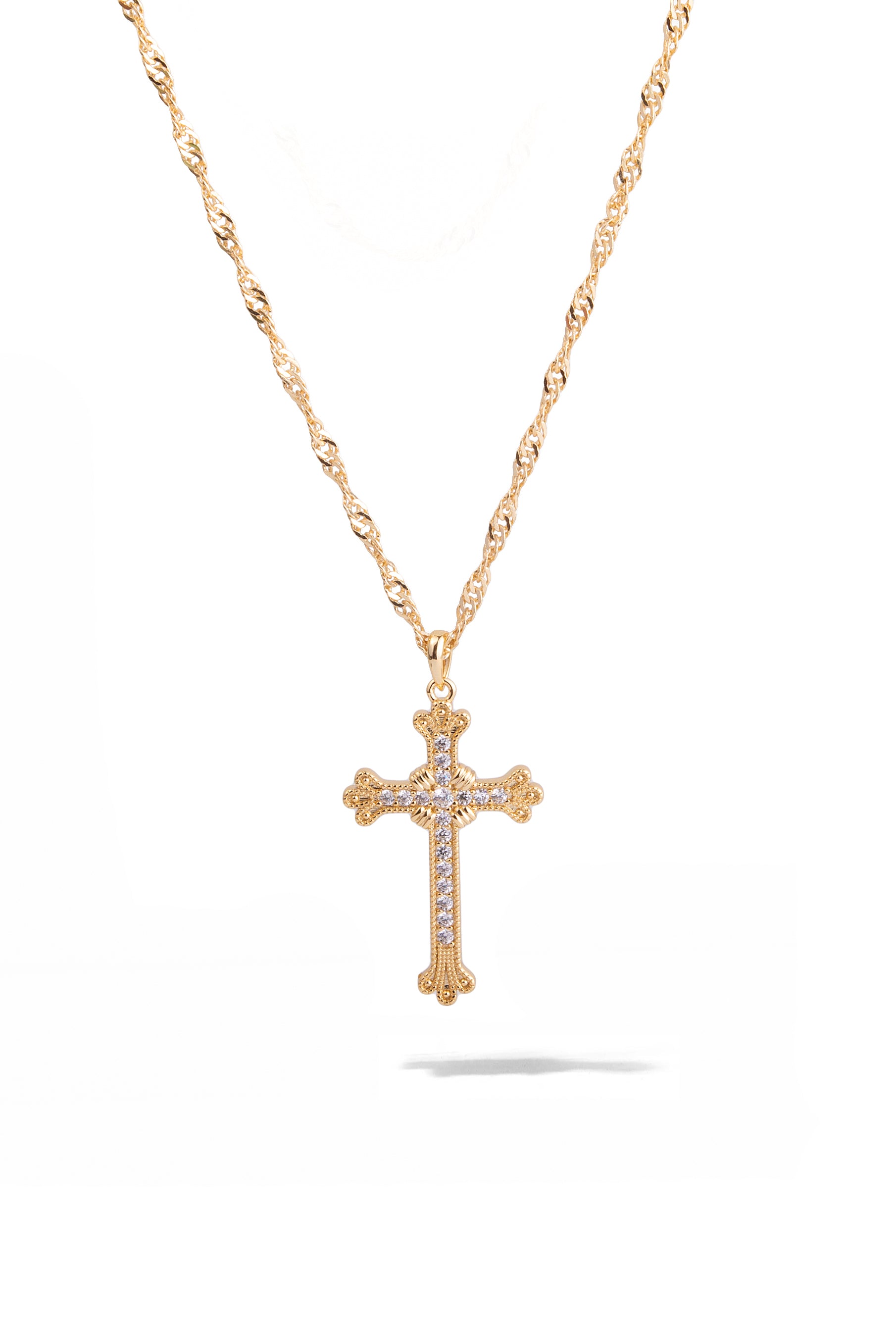 Single Cross Necklace