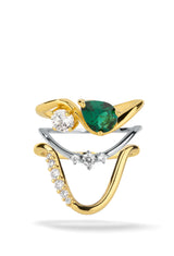 Tulum Dual Tone 3 Ring Stack