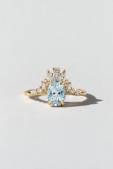 Cabana Fine 14K Ring Aquamarine Gemstone