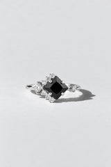Domain Fine 14K Ring Sterling Silver Black Onyx Gemstone