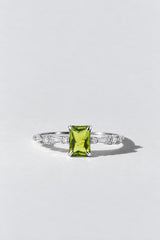 Kombucha Fine 14K Ring Sterling Silver Peridot Gemstone