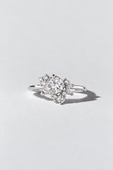 Succulent Fine 14K Ring Sterling Silver Diamond