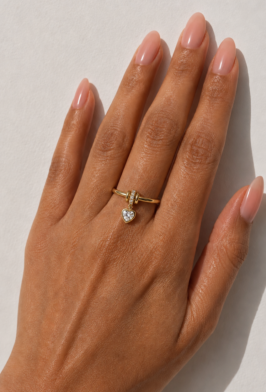High Card Ring worn on hand