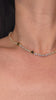 Black Star Tennis Necklace