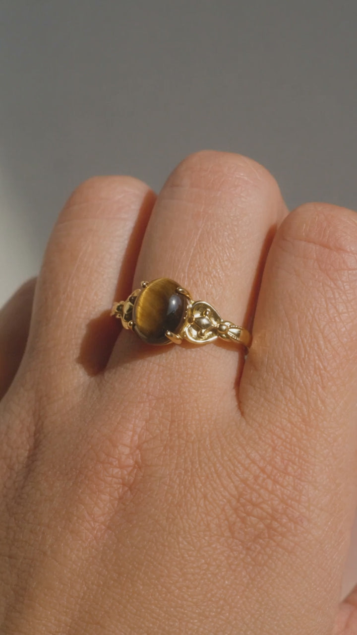 Saber | Tiger Eye Ring
