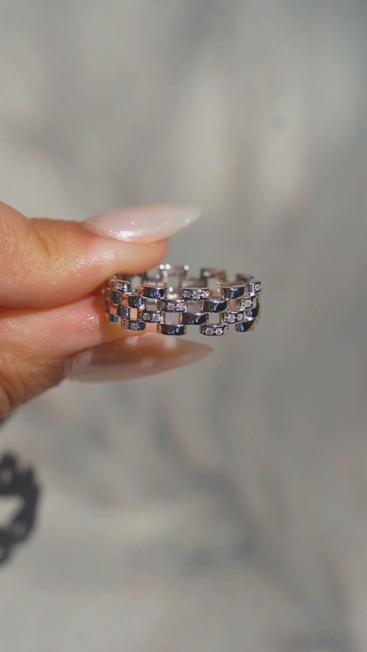 Watch Link | Sterling Silver Ring
