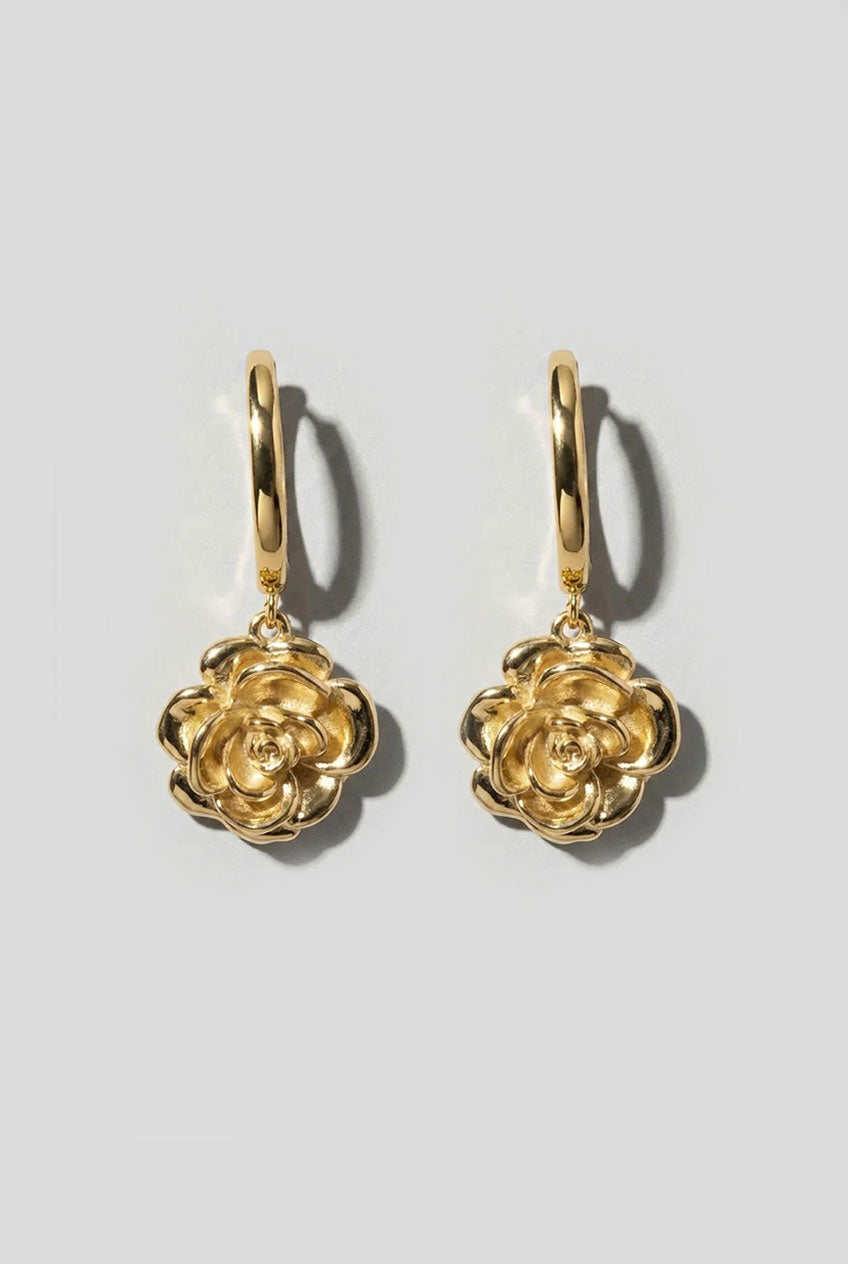 Rose Huggie Earring