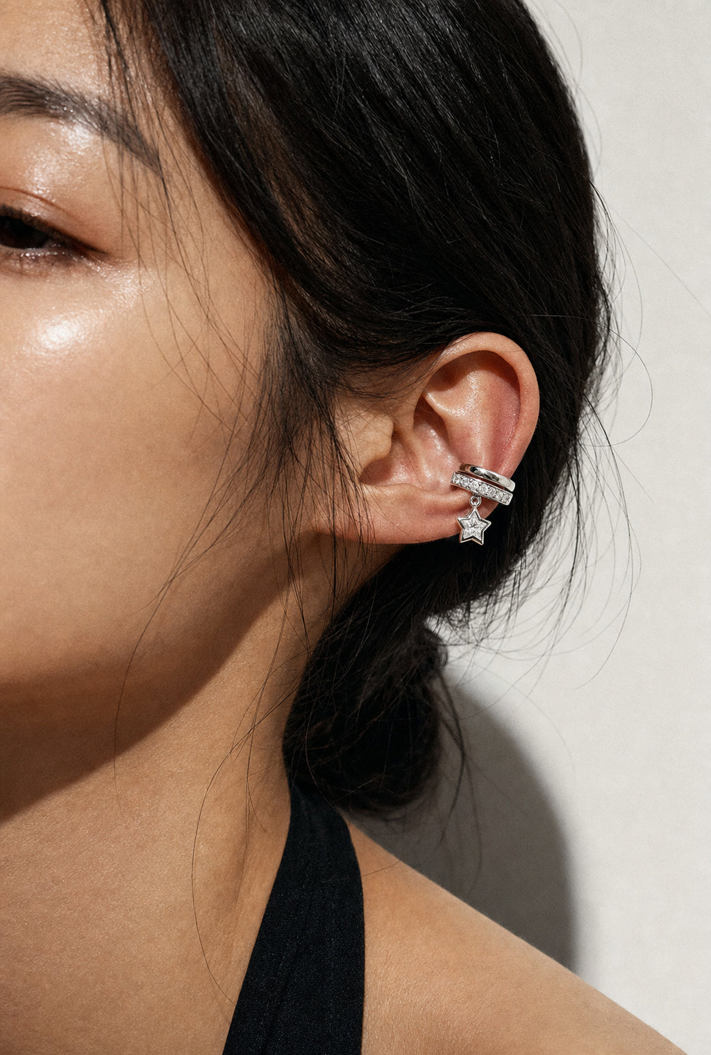 Silver Star Ear Cuff