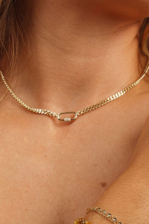 5th Ave | Carabiner Chain Necklace