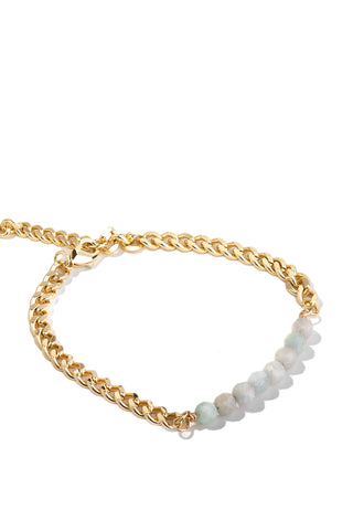 Aquamarine Chain Bracelet | Clarity